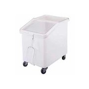 Cambro Cambro IBS37148-Mobile Ingredient Bin w/Lid, Polyethlene, 37 Gal, White IBS37148